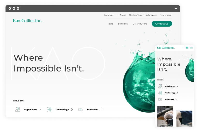 Kao Website Example