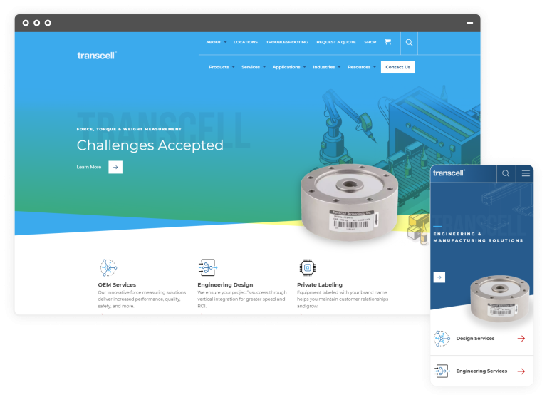 Transcell Technology Inc. - Website Portfolio | DBS Interactive