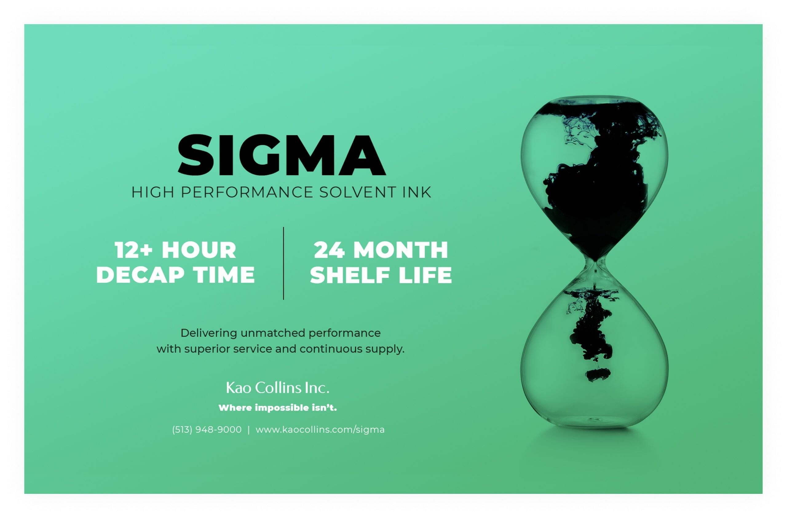 Kao Collins SIGMA campaign graphic