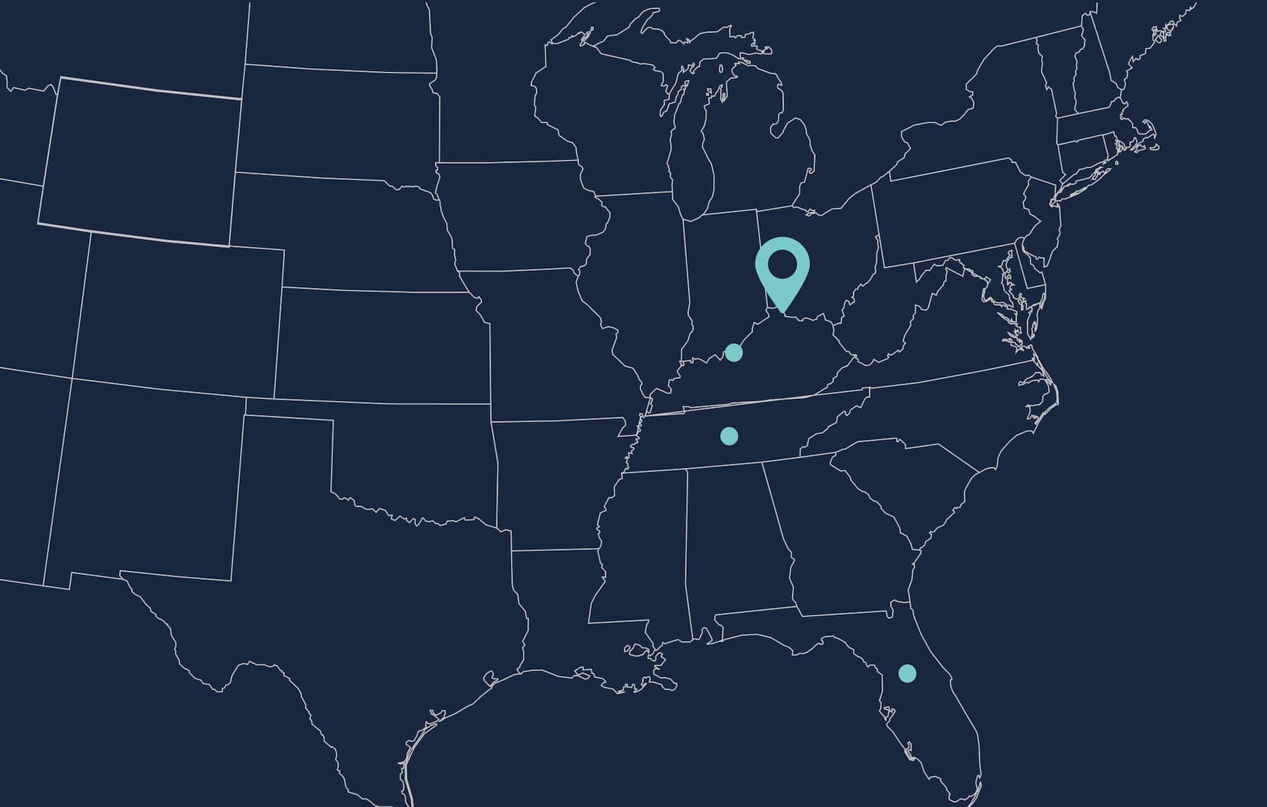 Location map cincinatti