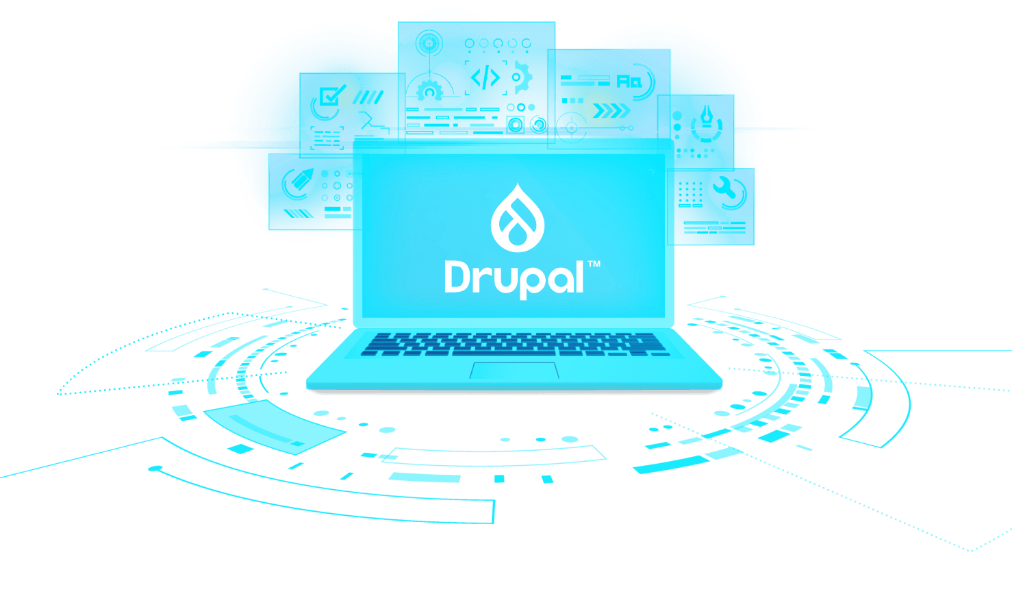 Drupal agency laptop image