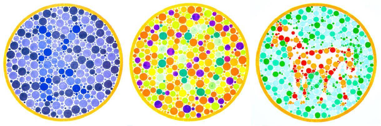 Examples of colorblind images for accessibility
