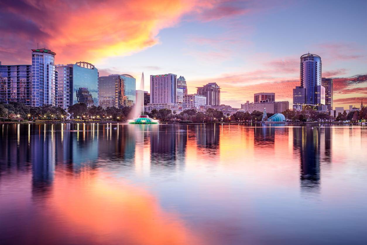 Orlando city skyline