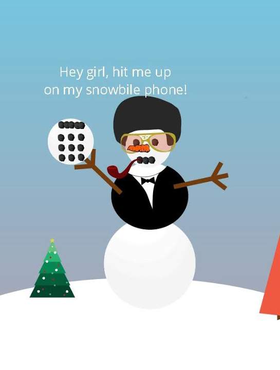 Screenshot of snowman submission number 2